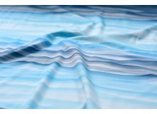 Jersey - Wavy Stripes blau